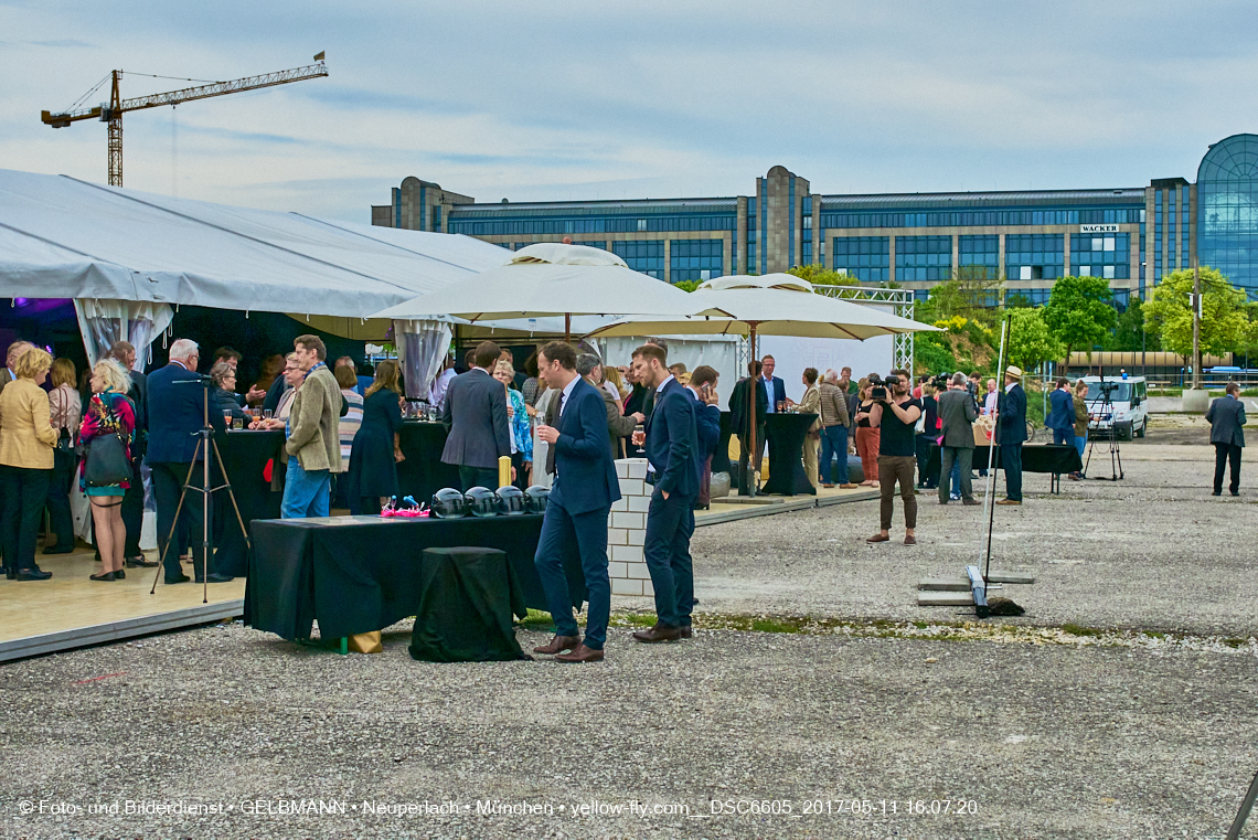11. Mai 2017 - Grundsteinlegung für die LOGE und dem Kulturquadrat in Neuperlach